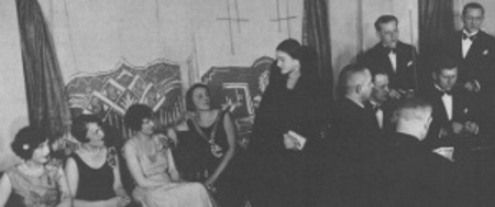 Baccarat-Saal, Zoppot 1924